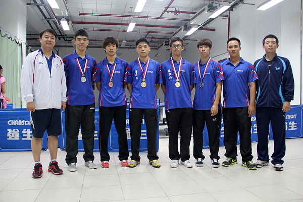 賀！本校桌球代表隊參加「2012年台北青少年桌球公開賽」 成績亮眼 - 
