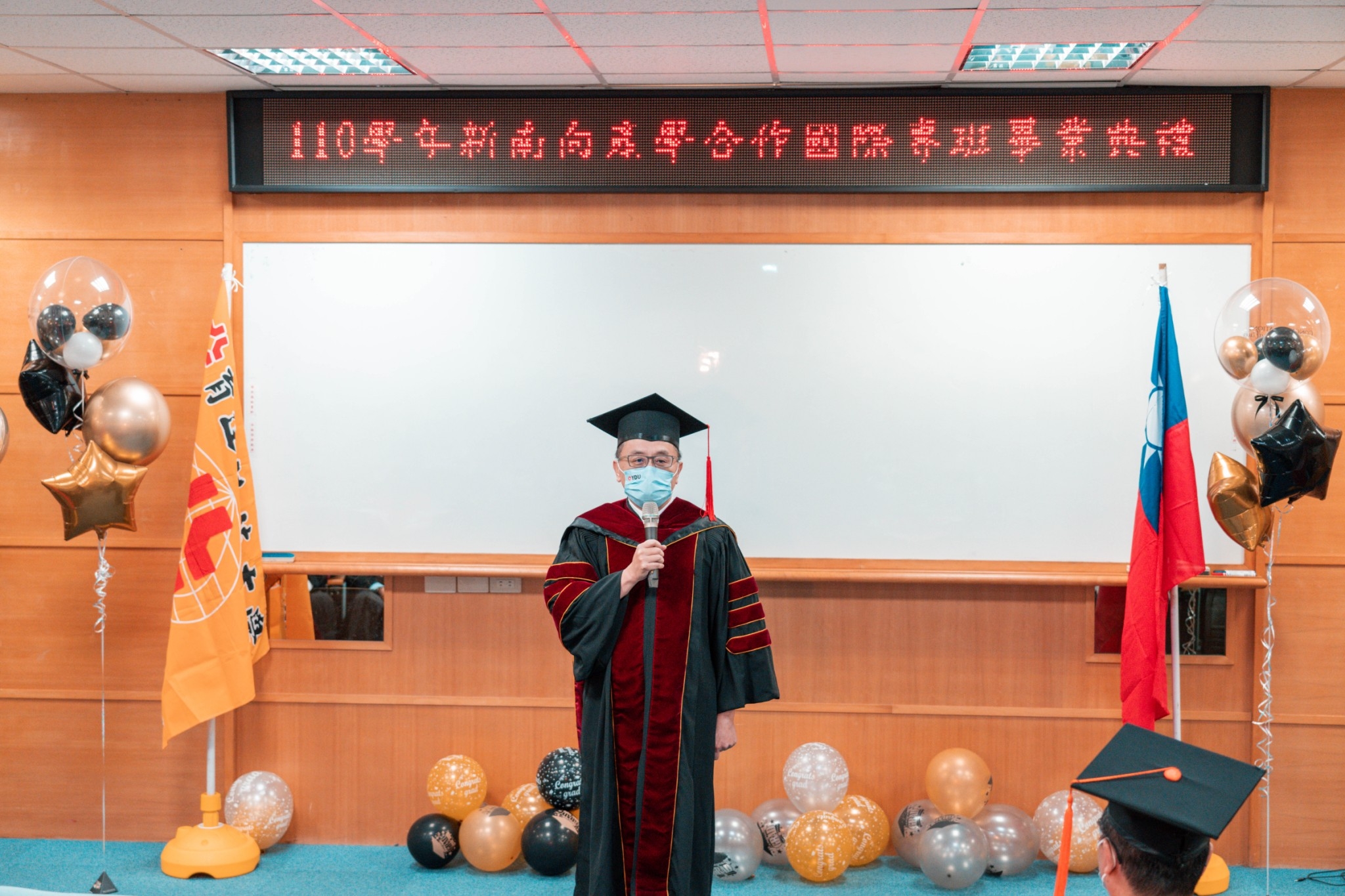育達科大黃榮鵬校長期勉新南向產學合作國際專班畢業生相信自己、成就專業